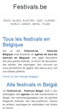 Mobile Screenshot of festivals.be
